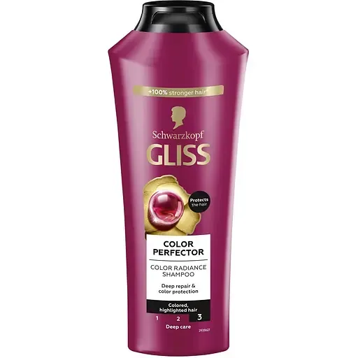 Шампунь Gliss Color Perfector для фарбованого та мелірованого волосся 400 мл
