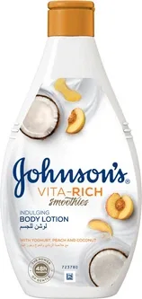 Лосьйон для тіла Johnson's Vita-Rich Релаксний з йогуртом, кокосом і екстрактом персика 400 мл (3574661385181/3574661385709 )