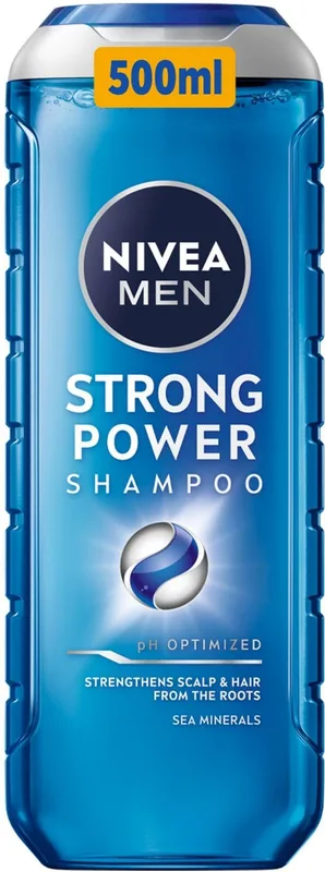 Шампунь для чоловіків NIVEA MEN Strong power
