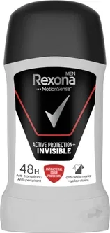 Антиперспірант-олівець Rexona MEN Активний захист Невидимий на чорному та білому одязі 50 мл (87340686)