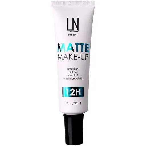 Матуючий тональний крем для обличчя LN Professional 12H Matt Make-Up відтінок 03, 30 мл