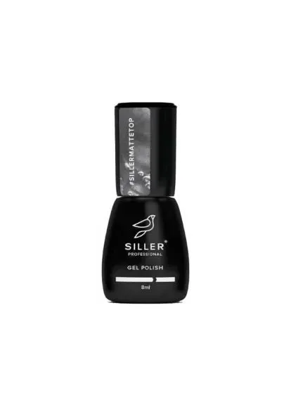 Топ для гель-лаку Matte Top No Wipe, 8 мл. Siller (297922712)