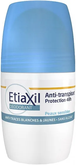 Антиперспірант-дезодорант кульковий "Захист 48 годин" Etiaxil Anti-Perspirant Deodorant Protection 48H Roll-On