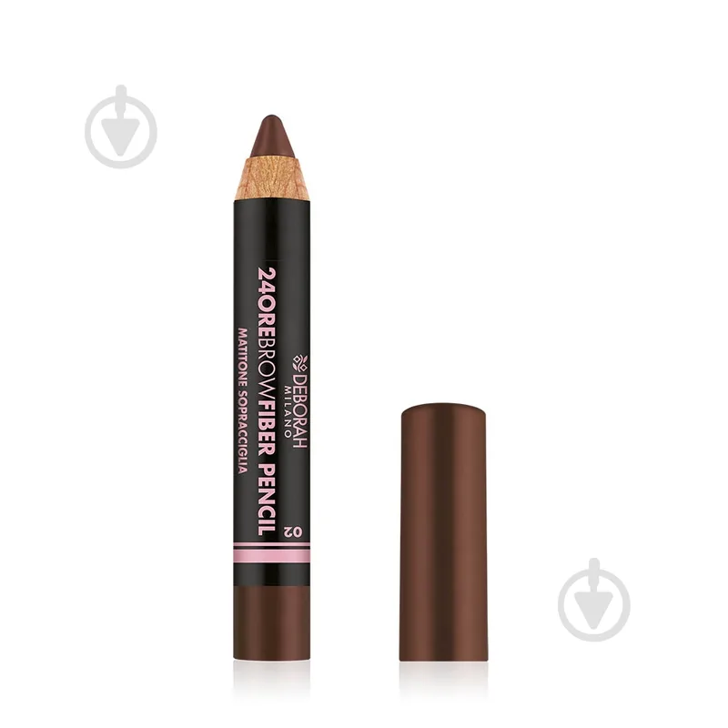 Олівець для брів DEBORAH 24Ore Brow Fiber Pencil 02 Light Brown