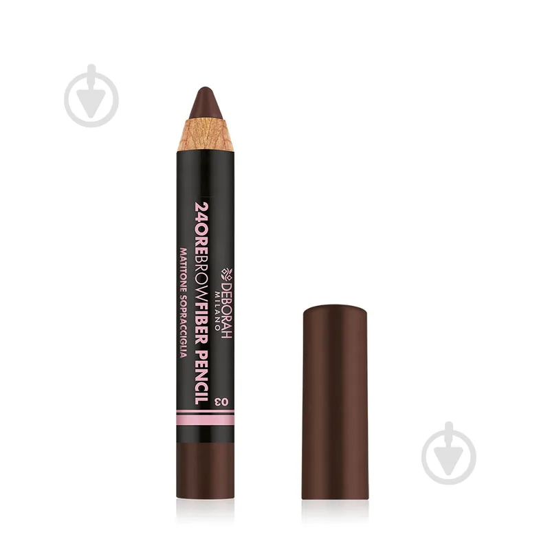 Олівець для брів DEBORAH 24Ore BROW FIBER PENCIL 04 Brunette 0,1 г