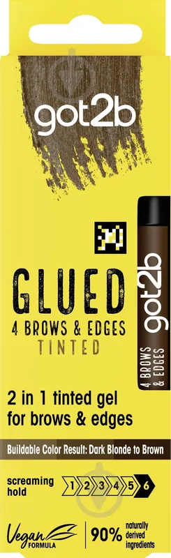 Гель для брів Schwarzkopf Got2b tinted Glued 16 мл
