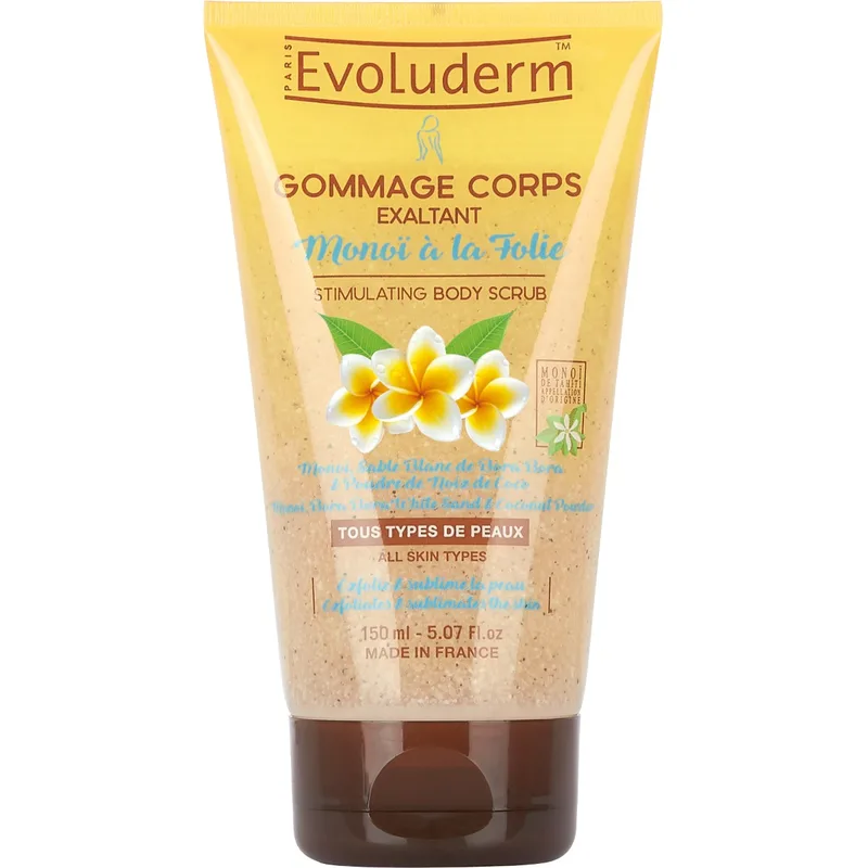Скраб Evoluderm (Еволюдерм) для душу стимулюючий з олією моної 150 мл