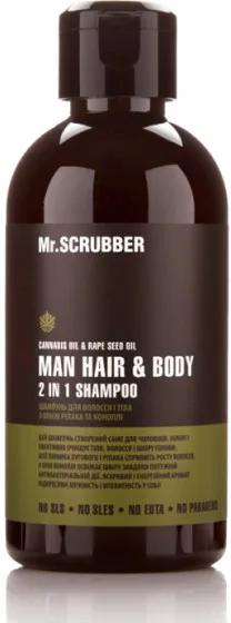 Mr.Scrubber Solid Man Hair&Body Shampoo 2 in 1