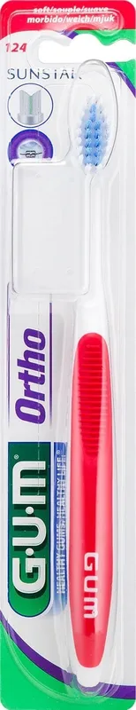 Зубна щітка Gum adult orthodontics toothbrush 124, 1 шт.