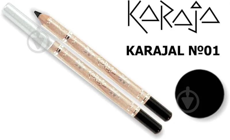 Олівець для очей KARAJA Coal 01 black 1,2 г