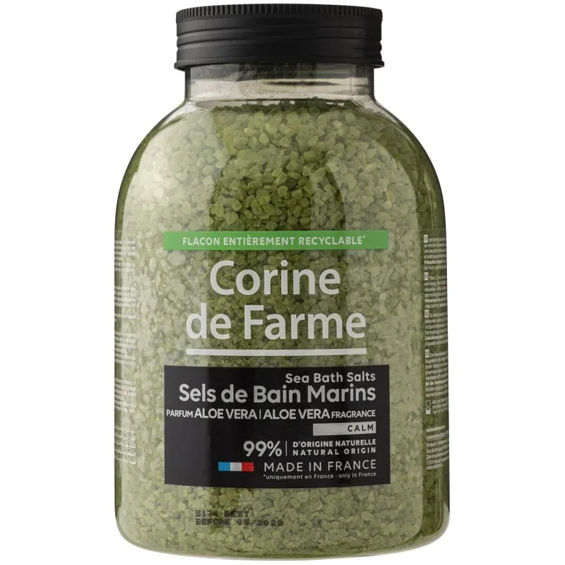 Сіль морська Corine de Farme (Корін де Фарм) для ванн Алое вера