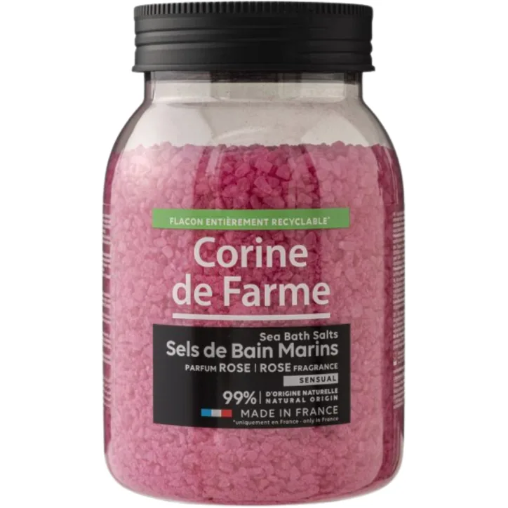 Сіль морська Corine De Farme (Корін Де Фарм) для ванн Троянда