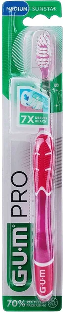Зубна щітка Gum technique pro compact medium компактна середньо-м'яка 1 шт.