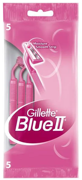 Станок Gillette Blue-ІІ жіночий одноразовий 5 шт