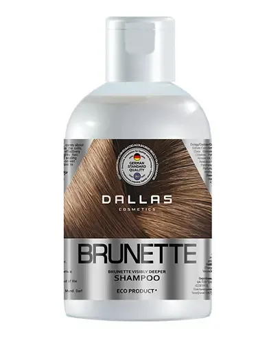 Зволожуючий шампунь для захисту кольору темного волосся Dallas Cosmetics Brilliant Brunette, 1000 мл (723376)