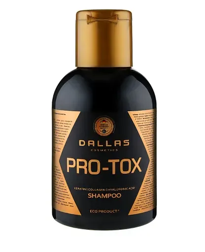 Шампунь для волосся Dallas Cosmetics Hair Pro-tox з кератином, колагеном та гіалуроновою кислотою, 1000 мл (723314)