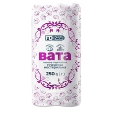 Вата Family Doctor нестерильна зиг-заг 250 г
