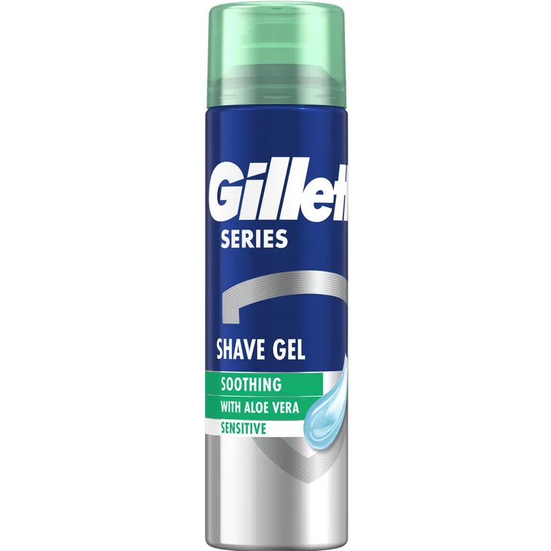 Гель для гоління GILLETTE (Жіллет) Sensitive для чутливої шкіри з алое 200 мл