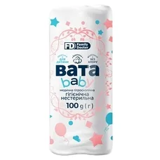 Вата Family Doctor нестерильна зиг-заг Baby 100 г