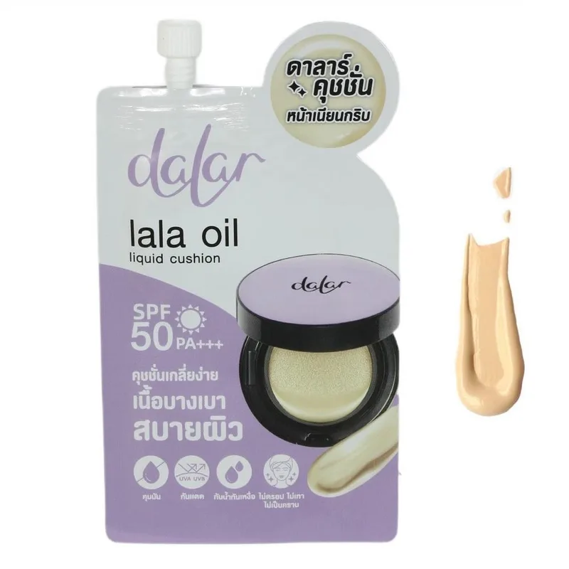 Тональний кушон з матовим ефектом Dalar SPF 50 PA 7 г Світлий беж (8859178772842)
