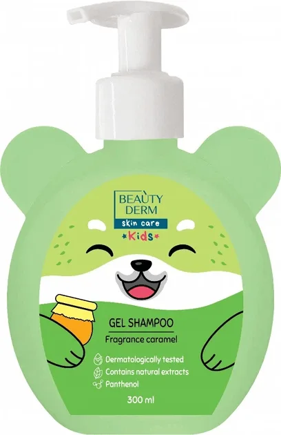 Гель-шампунь 2 в 1 Beauty Derm Kids з ароматом карамелі 300 мл
