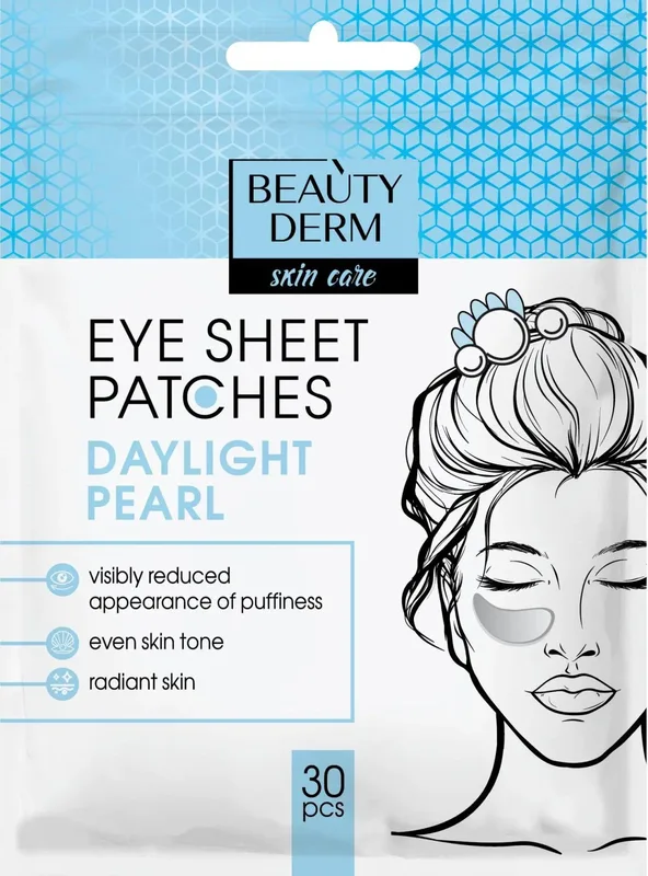 Патчі під очі тканинні Beauty Derm Daylight Pearl 30 шт.