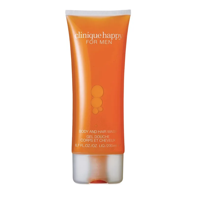 Clinique Happy™ for Men гель для душу та шампунь 2 в 1 для чоловіків 200 мл