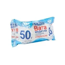 Вата н/стер. Білосніжка мед. ролик 50 г