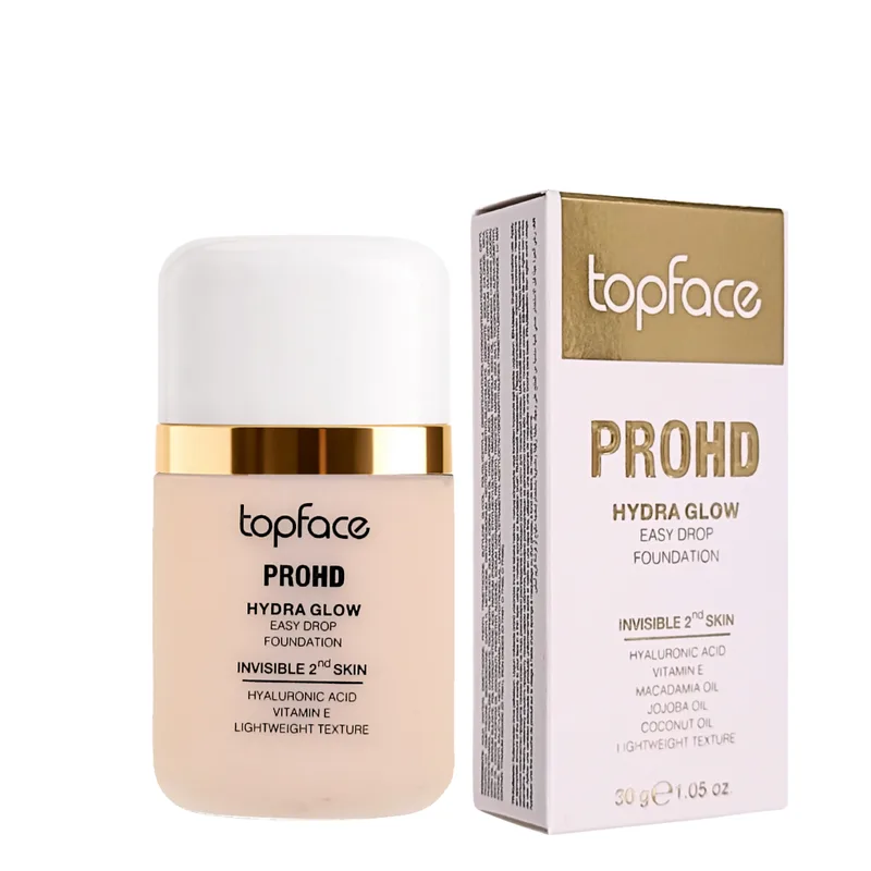 Тональна основа Topface PROHD Hydra Glow Easy Drop PT477 03 Linen рідка 30 мл Бежевий світлий