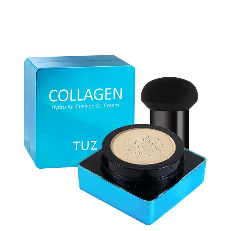 СС-крем кушон для обличчя зволожувальний TUZ Collagen Hydro 02 Natural Skin з колагеном Натуральний