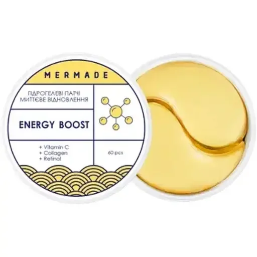 Гідрогелеві патчі Mermade Energy Boost Миттєве відновлення для очей 60 шт.