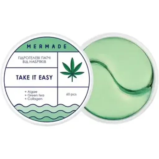 Гідрогелеві патчі Mermade Take it easy від набряків під очима 60 шт.