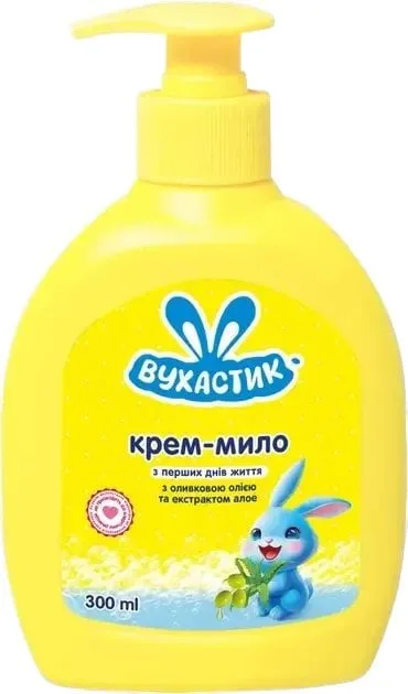Крем-мило дитяче Вухастик з алое 300 мл