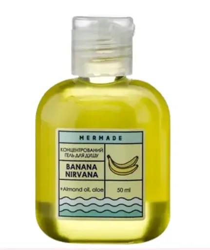 Концентрований гель для душу Mermade Banana Nirvana, 50 мл (MRG0006)