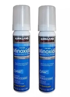 Піна для лікування випадіння волосся у чоловіків Kirkland Minoxidil 5% (60 гр)