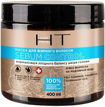 Маска HAIR TREND для жирного волосся Sebum Control 400 мл