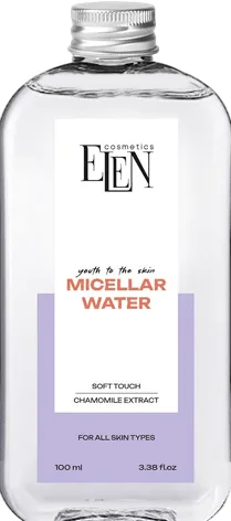 Міцелярна вода ELEN cosmetics для всіх типів шкіри