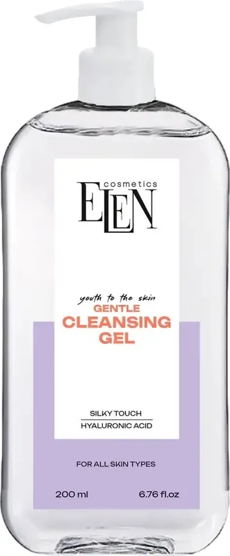 Делікатний гель для вмивання ELEN cosmetics для всіх типів шкіри 200 мл