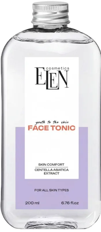 Тонік для обличчя ELEN cosmetics для всіх типів шкіри 200 мл