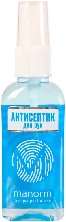 Засіб антисептичний для рук Манорм Aquamarine 50 мл