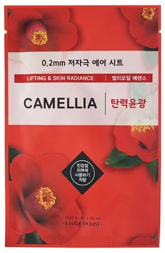Тканинна маска з камелією Etude House Therapy Air Mask Camellia