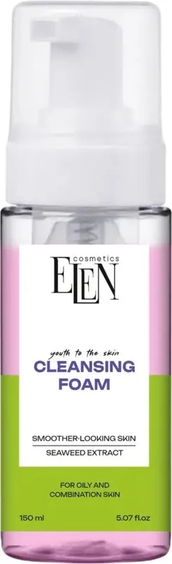 Глибоко очищаюча пінка для вмивання ELEN cosmetics для жирної та комбінованої шкіри 150 мл