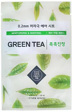 Тканинна маска з зеленим чаєм Etude House Therapy Air Mask Green Tea