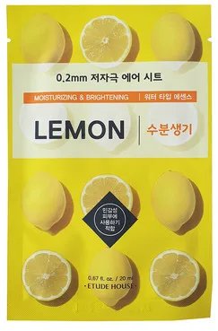 Тканинна маска з лимоном Etude House Therapy Air Mask Lemon