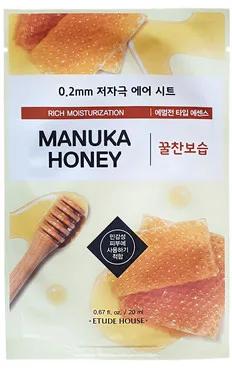 Тканинна маска з манука медом Etude House Therapy Air Mask Manuka Honey