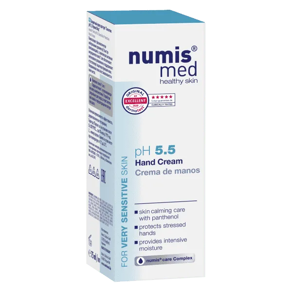 Крем Numis Med (Нуміс Мед) для рук для чутливої шкіри pH 5,5, 75 мл