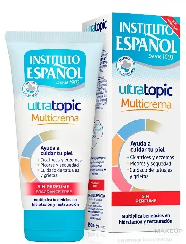 Крем Instituto Espanol (Інституто Еспаньйол) для тіла відновлюючий Ultratopic, 150 мл
