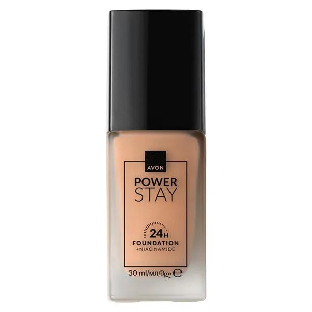 Тональний крем для обличчя Avon 24 години стійкості POWER STAY 145P Ivory Pink (29008617)