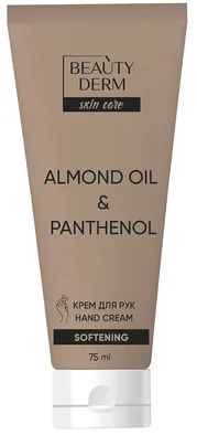 Крем для рук Beauty Derm almond oil та panthenol 75 мл