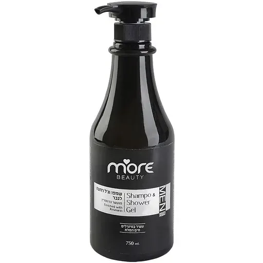Шампунь та гель для душу для чоловіків More Beauty, 750 мл
